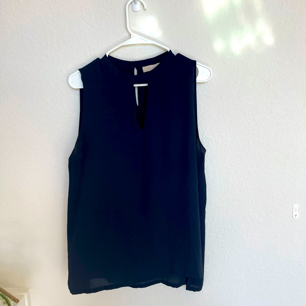LOFT keyhole blouse